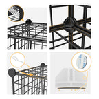 Black 2 Tier Cube Organiser