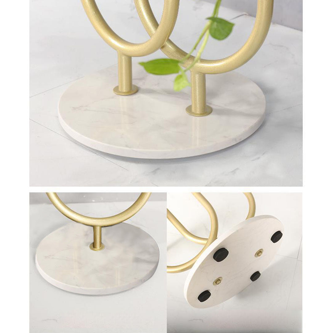 Gold U Shaped Plant Stand