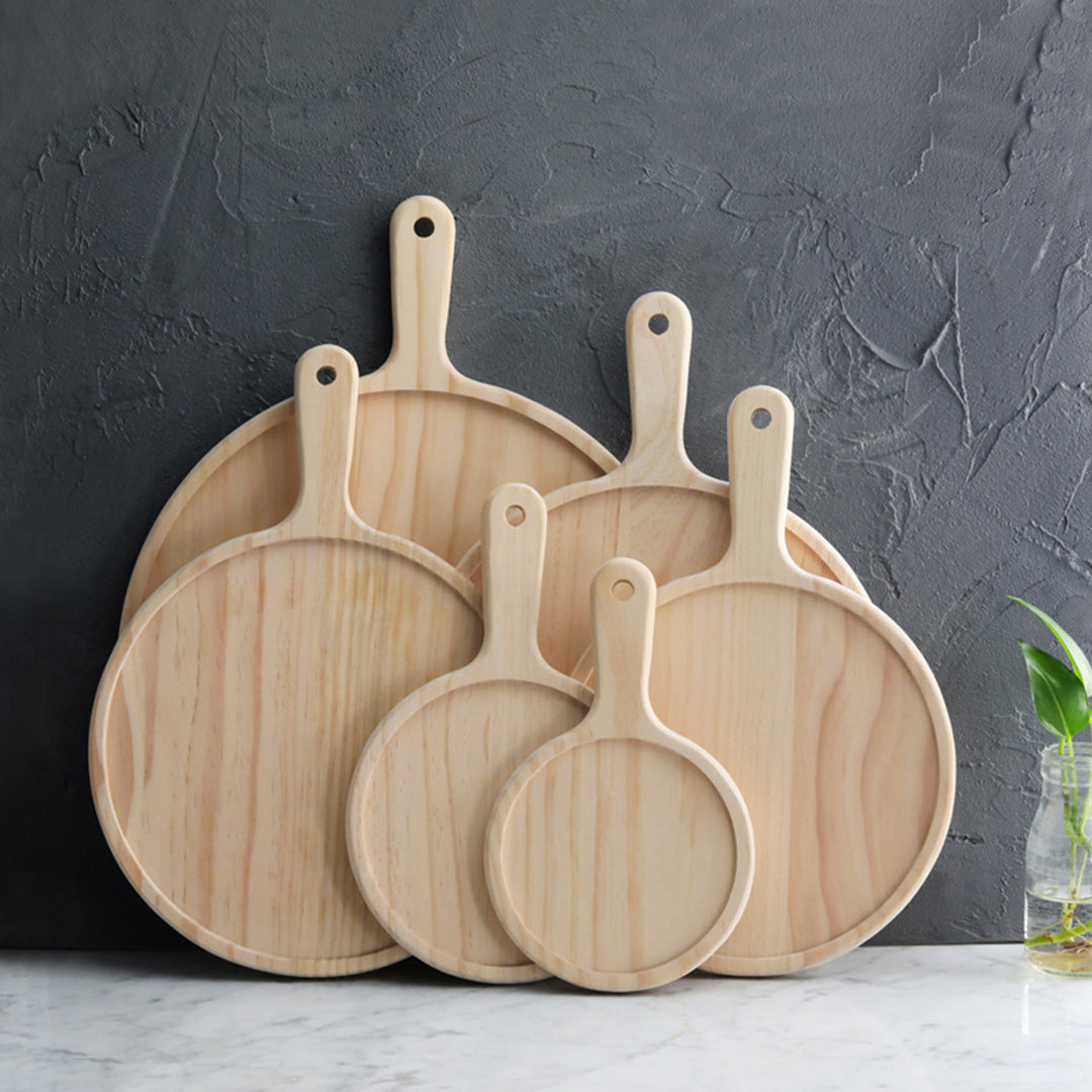 6  inch Round Premium Wooden Board Paddle