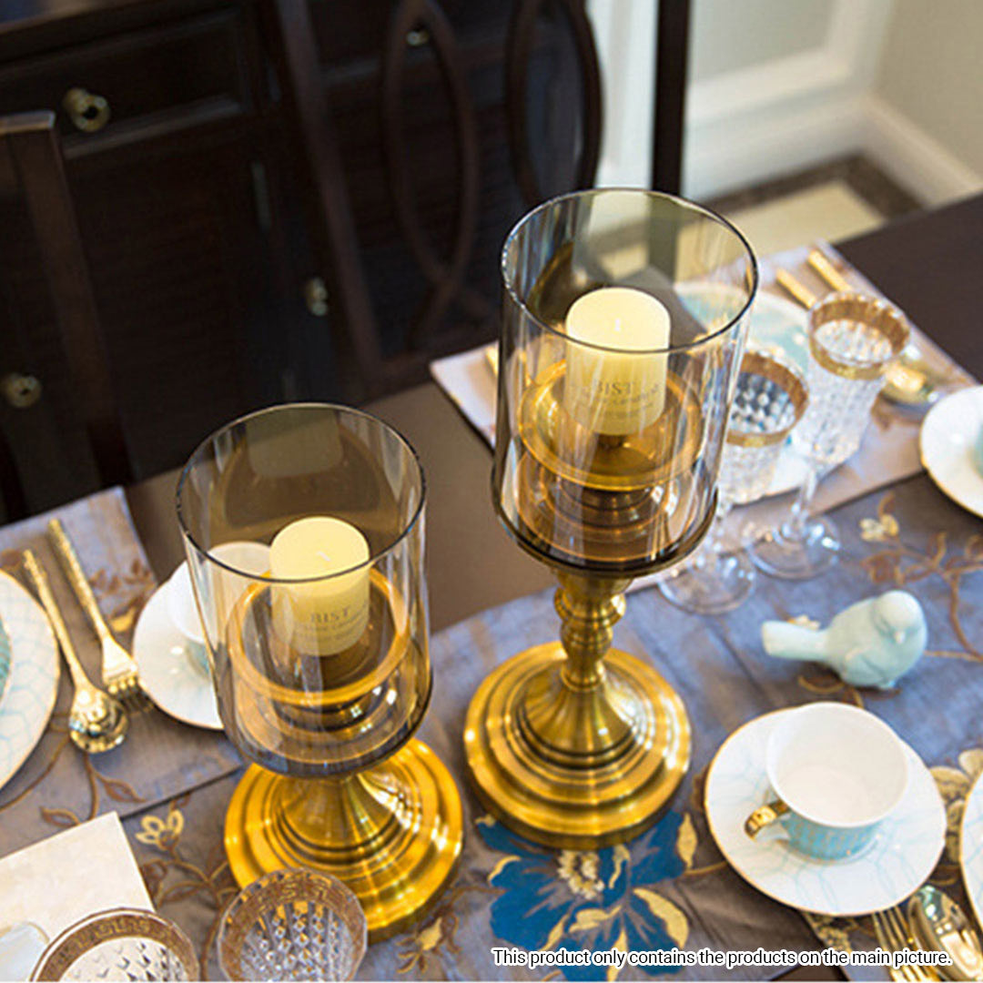33.5cm Gold Nordic Candle Holder