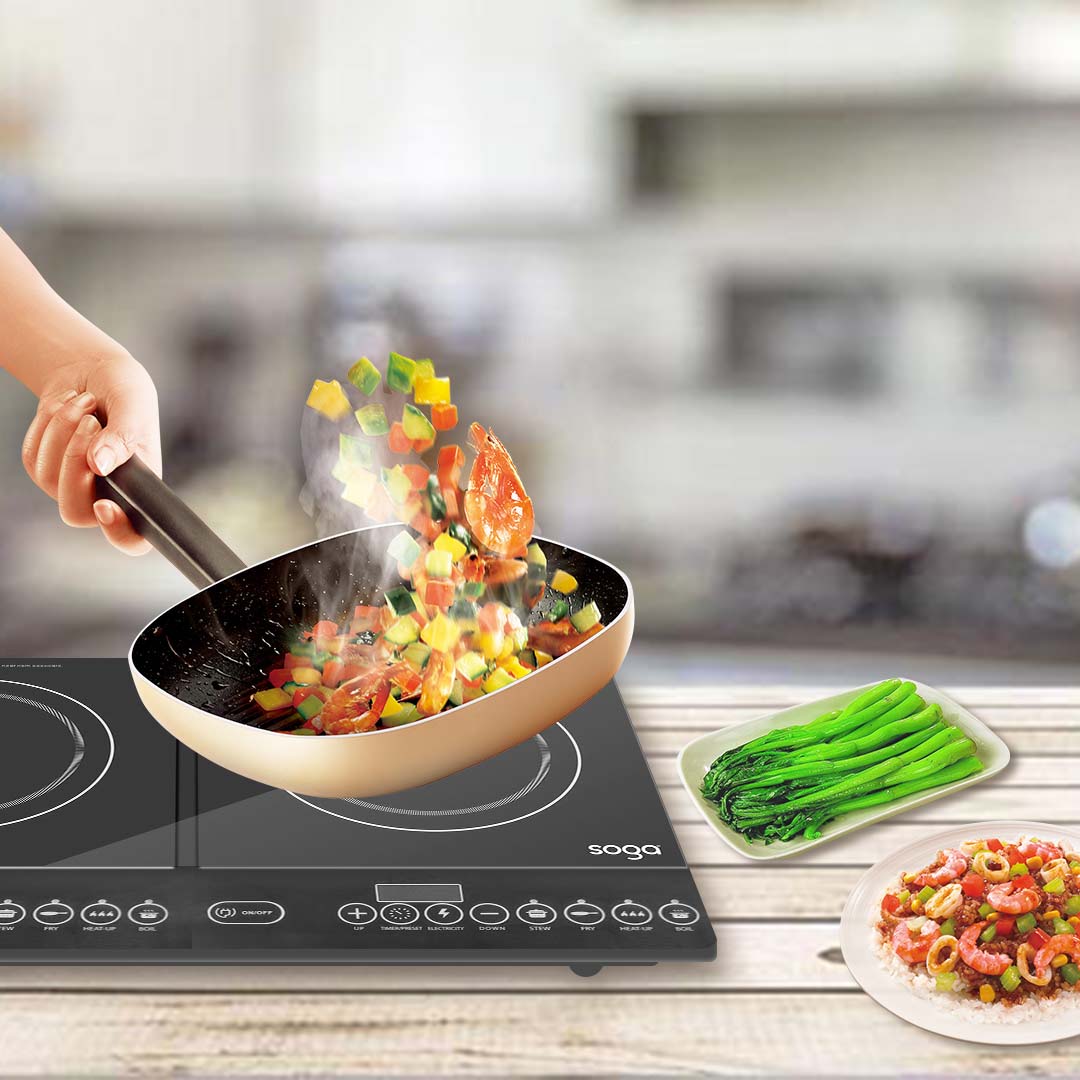 Electric Smart Induction Double Cooktop