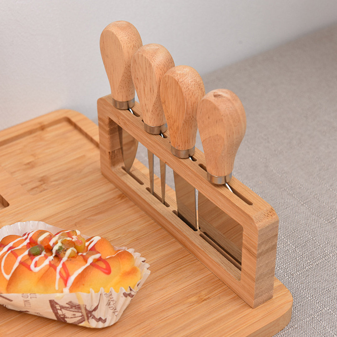 36cm Brown Rectangle Wood Cheese Board