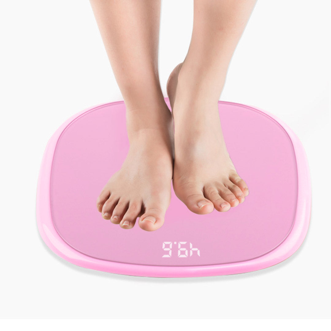180kg Digital Fitness Electronic Scales Pink