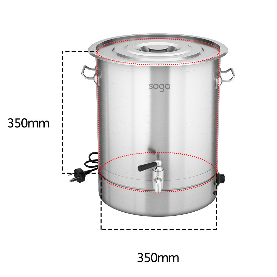 33L Stainless Steel URN Commercial Water Boiler