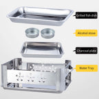 45CM Stainless Steel Fish Chafing Dish