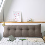 SOGA 120cm Coffee Wedge Bed Cushion