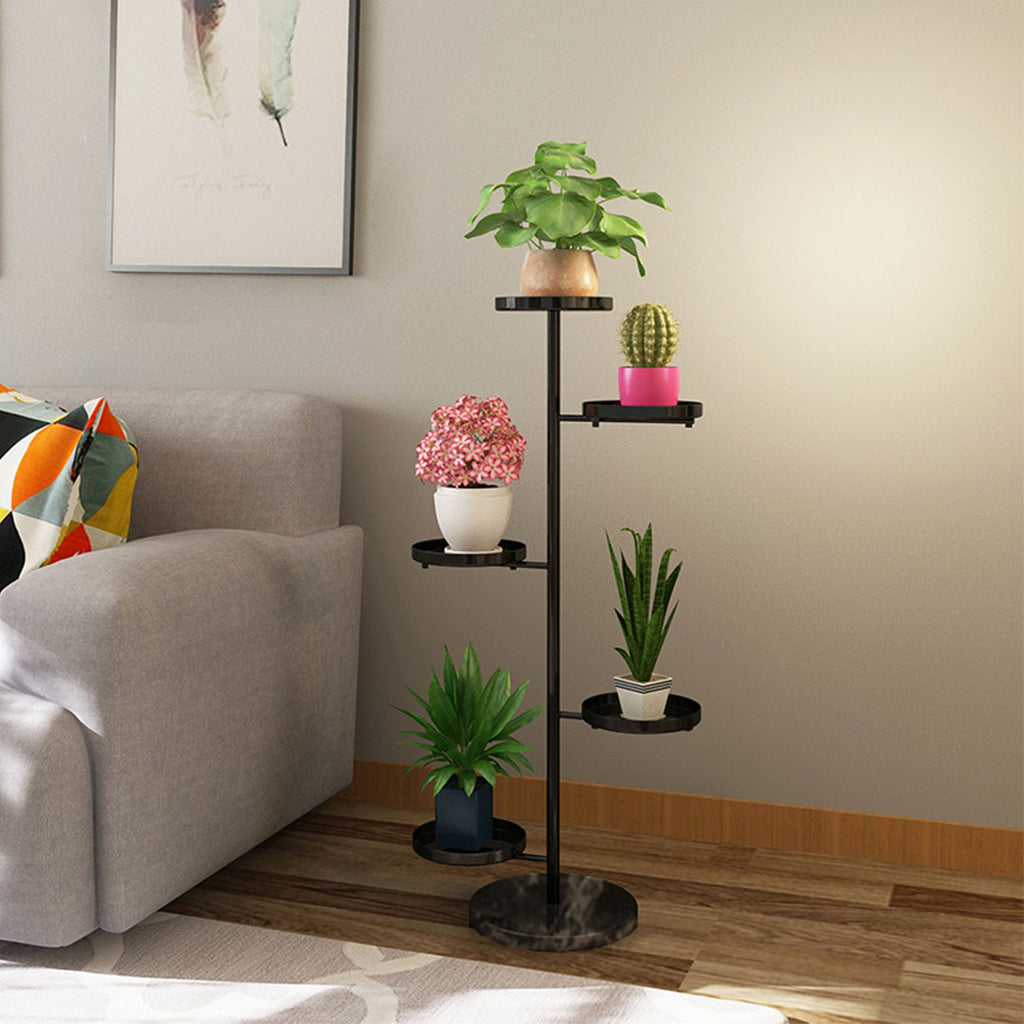 3 Tier Black Round Plant Stand