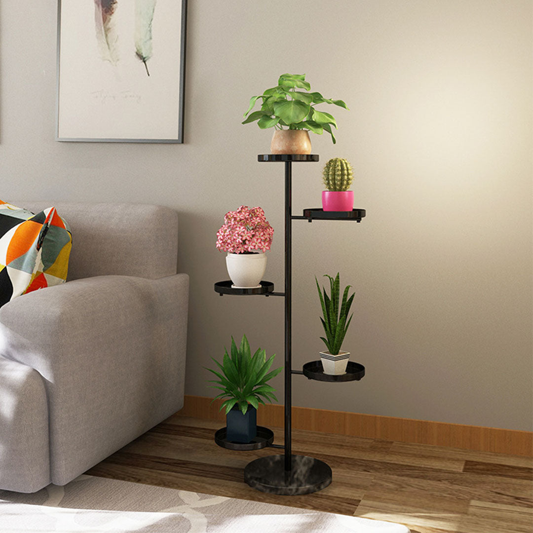 3 Tier Black Round Plant Stand