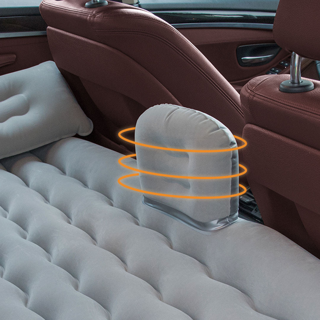 Grey Ripple Inflatable Car Mattress