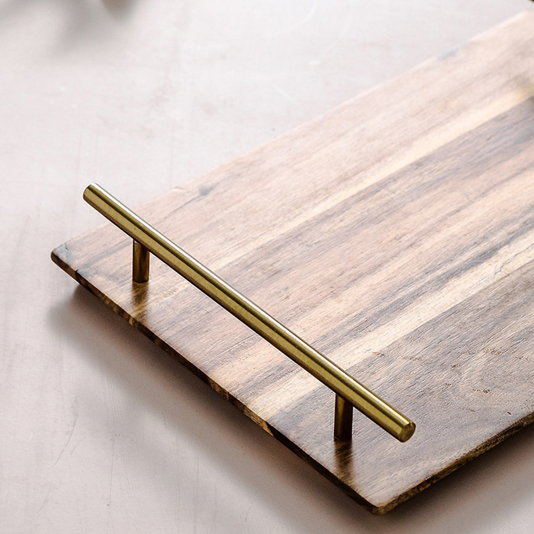 39cm Brown  Rectangle Wooden Acacia Board