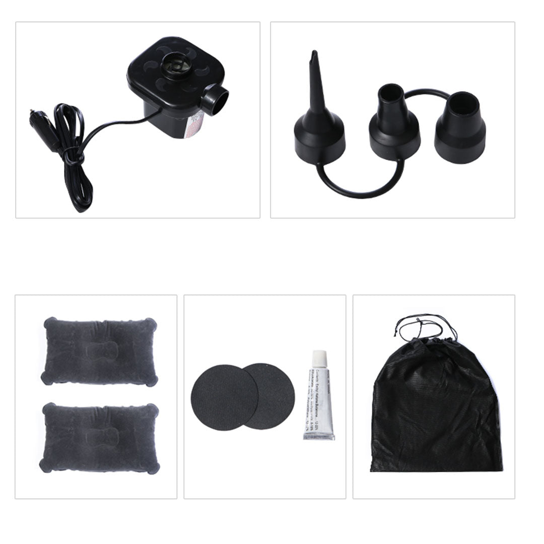 Grey Inflatable Car Boot Mattress