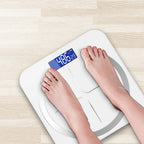 180kg Glass Digital Fitness Electronic Scales White