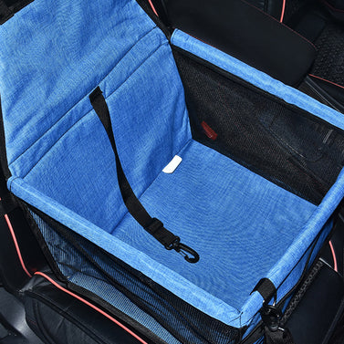 Waterproof Car Seat Portable Dog Carrier Bag Blue