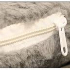 Grey Siamese Cushion with Buffalo Ears