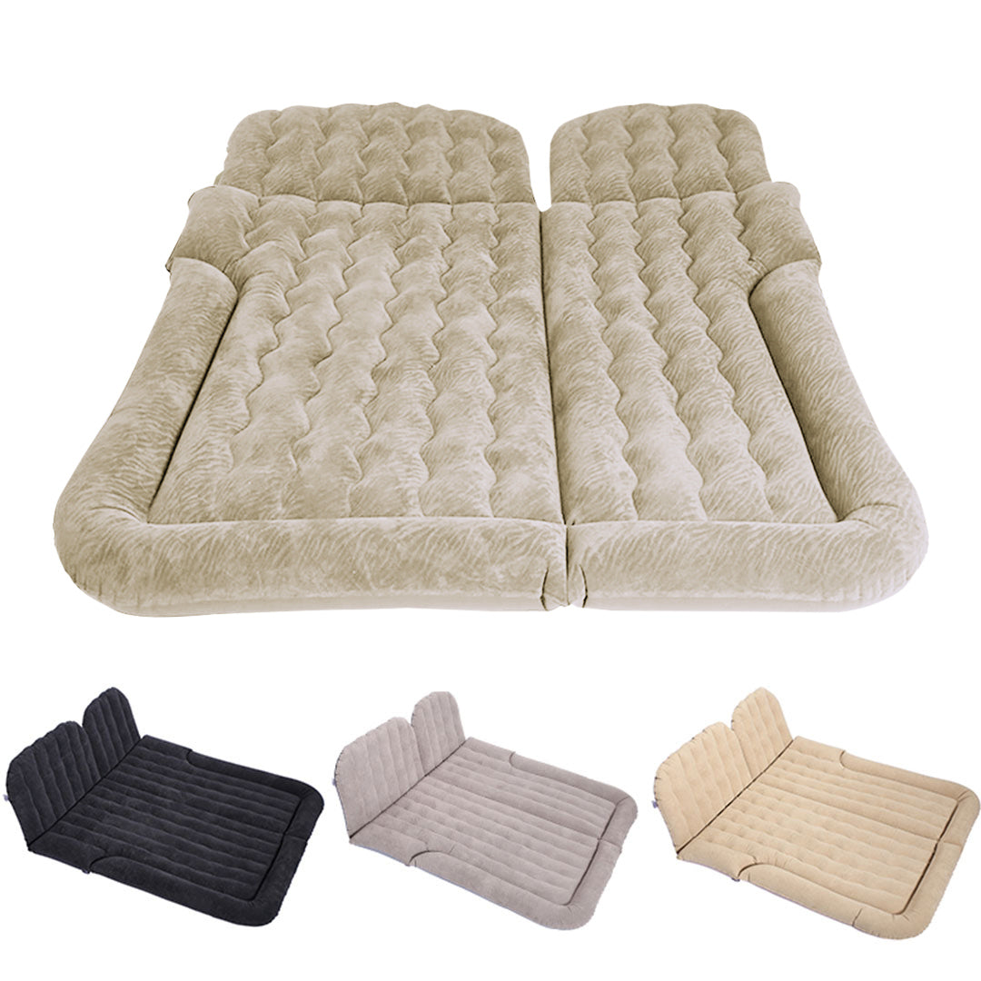 Beige Inflatable Car Boot Mattress