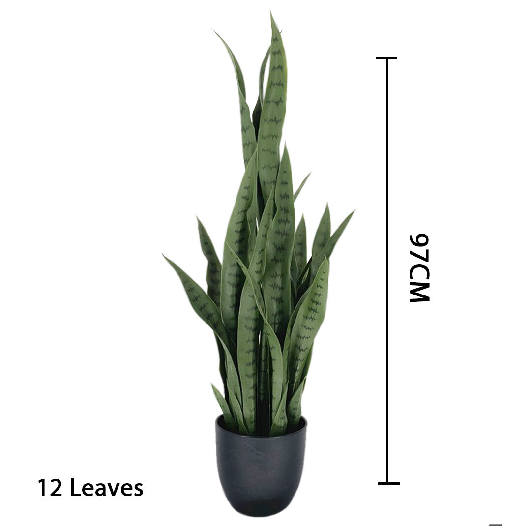 97cm Artificial Indoor Snake Sansevieria Plant