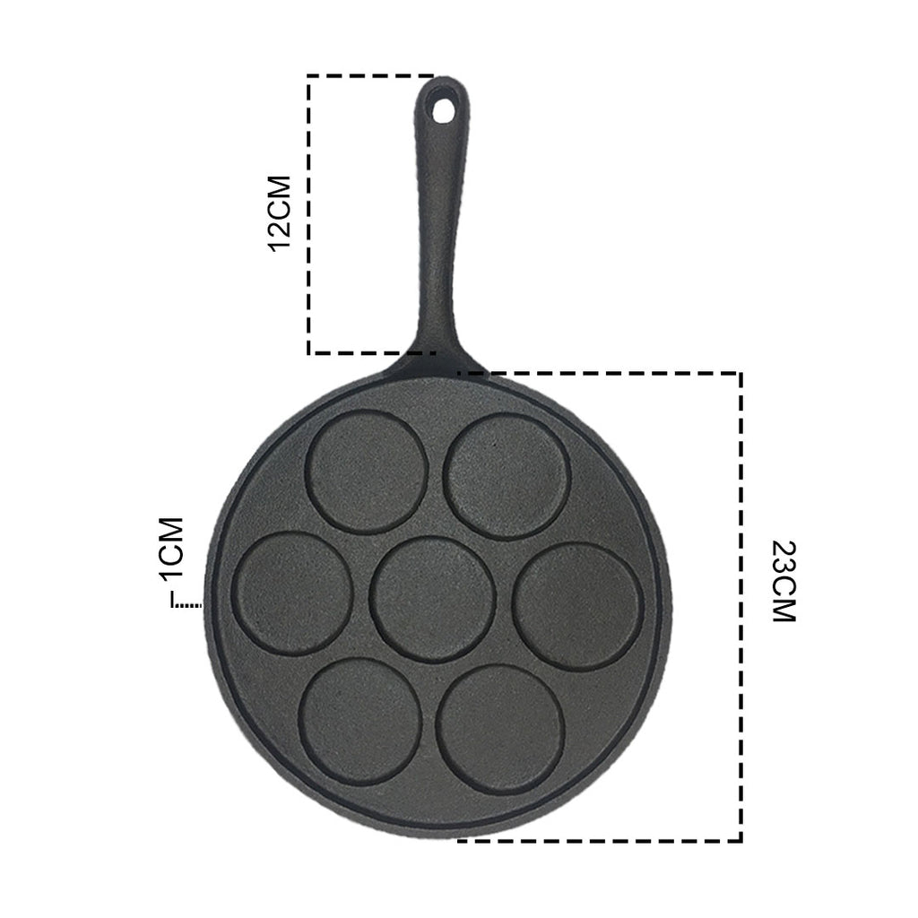 23cm Takoyaki Fry Pan 7 Hole Mold