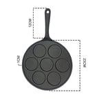23cm Takoyaki Fry Pan 7 Hole Mold