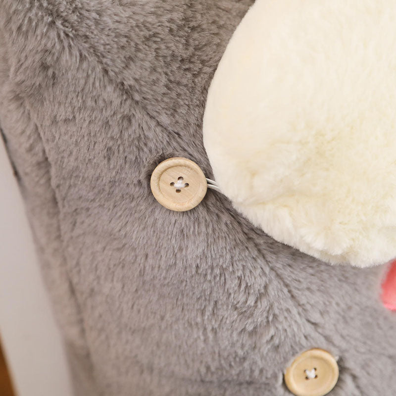 Cute Star Cloud Wedge Cushion Grey