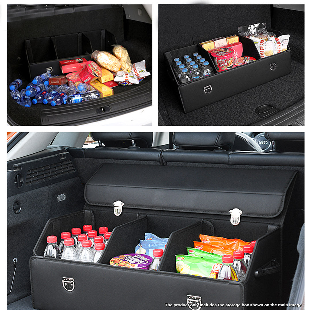 Car Boot Storage Box with Lock Large