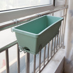 49.5cm Green Rectangular Vegetable Herb Flower Planter Box Set of 3