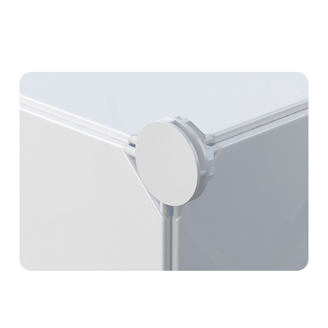 10 Cubes White Portable Wardrobe