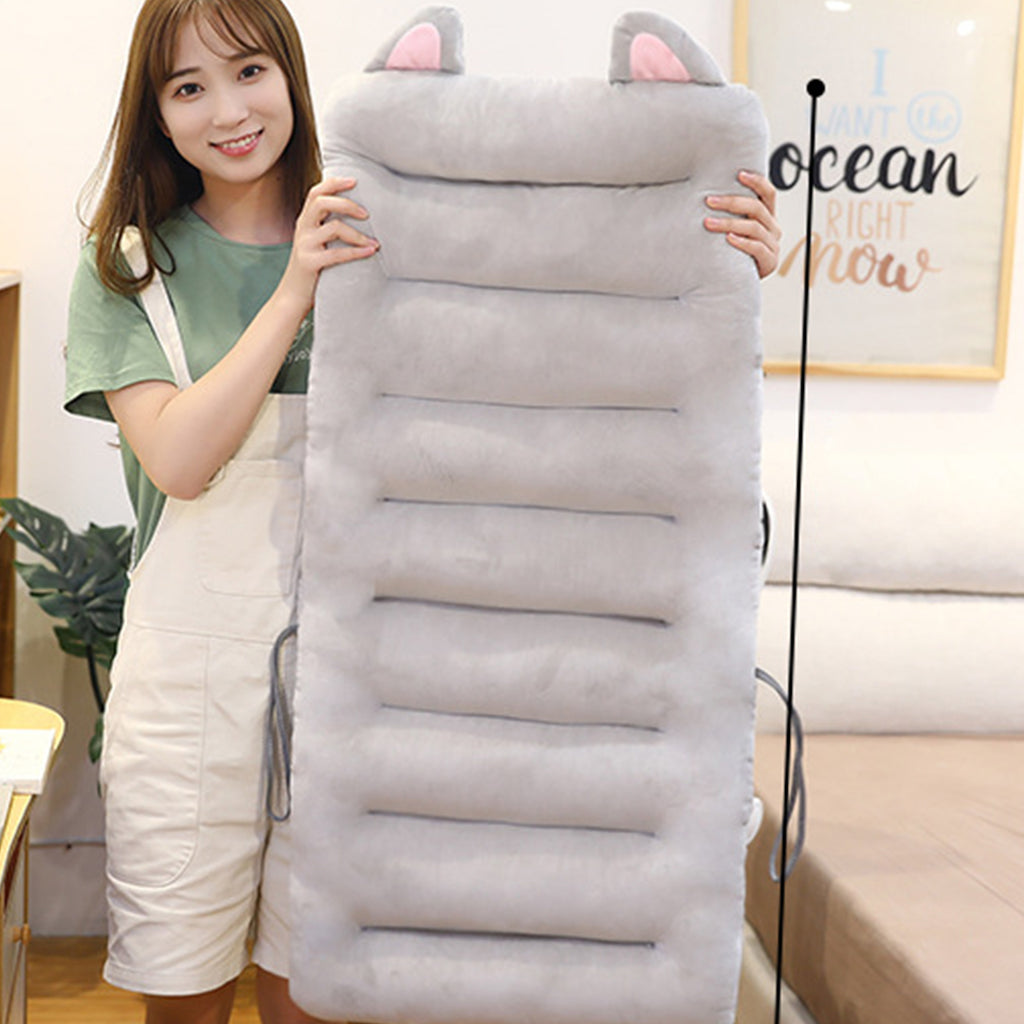 Grey Siamese Cushion with Cat Ears