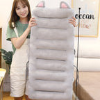 Grey Siamese Cushion with Cat Ears