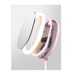 20cm Pink Rechargeable LED Light Makeup Mirror