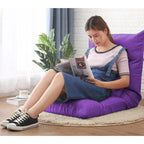 Floor Recliner Lazy Sofa Purple
