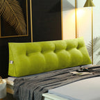 180cm Green Wedge Bed Cushion