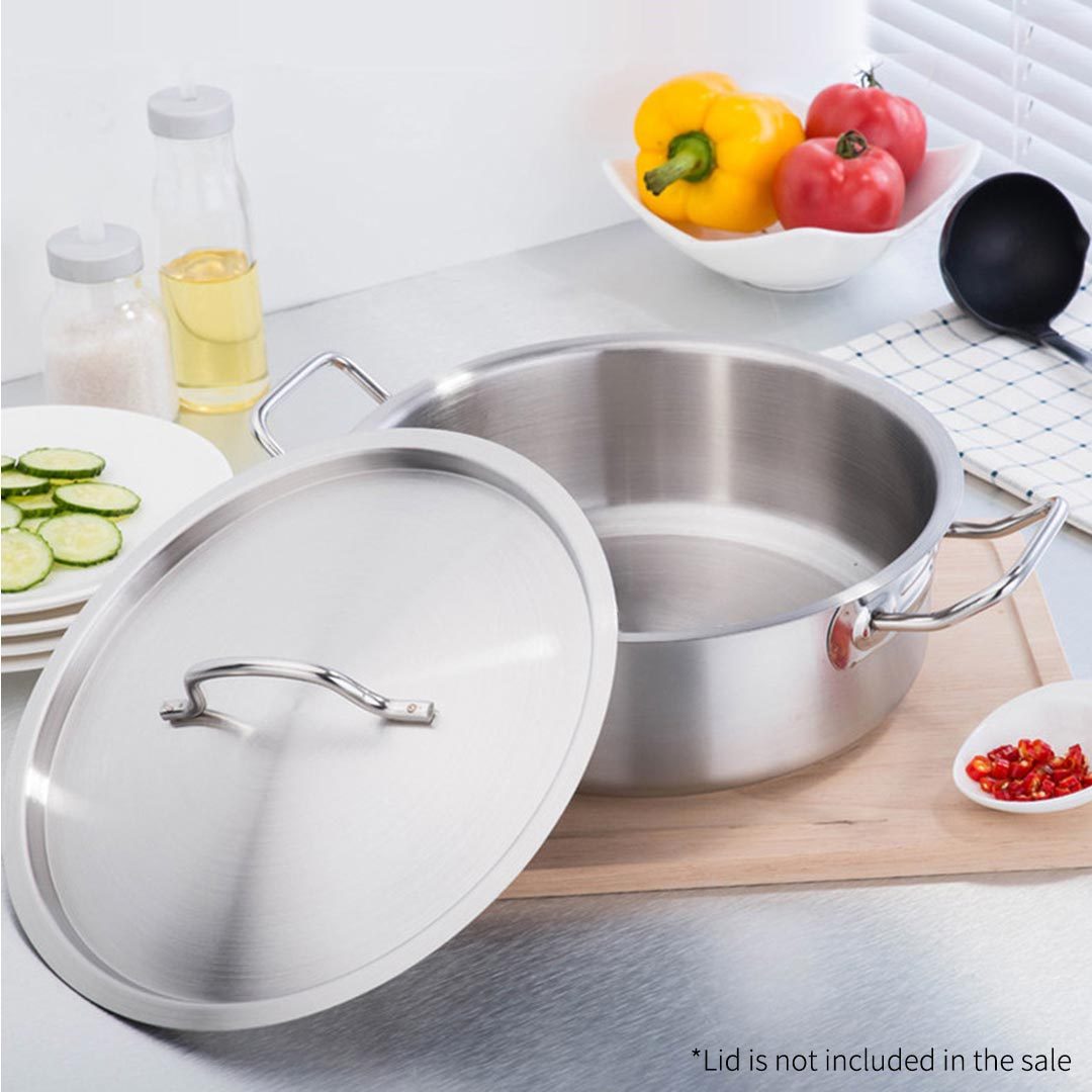 83L Top Grade 18/10 Stainless Steel Stockpot No Lid