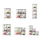 Black 2 Tier Cube Organiser