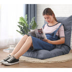 Floor Recliner Lazy Sofa Grey