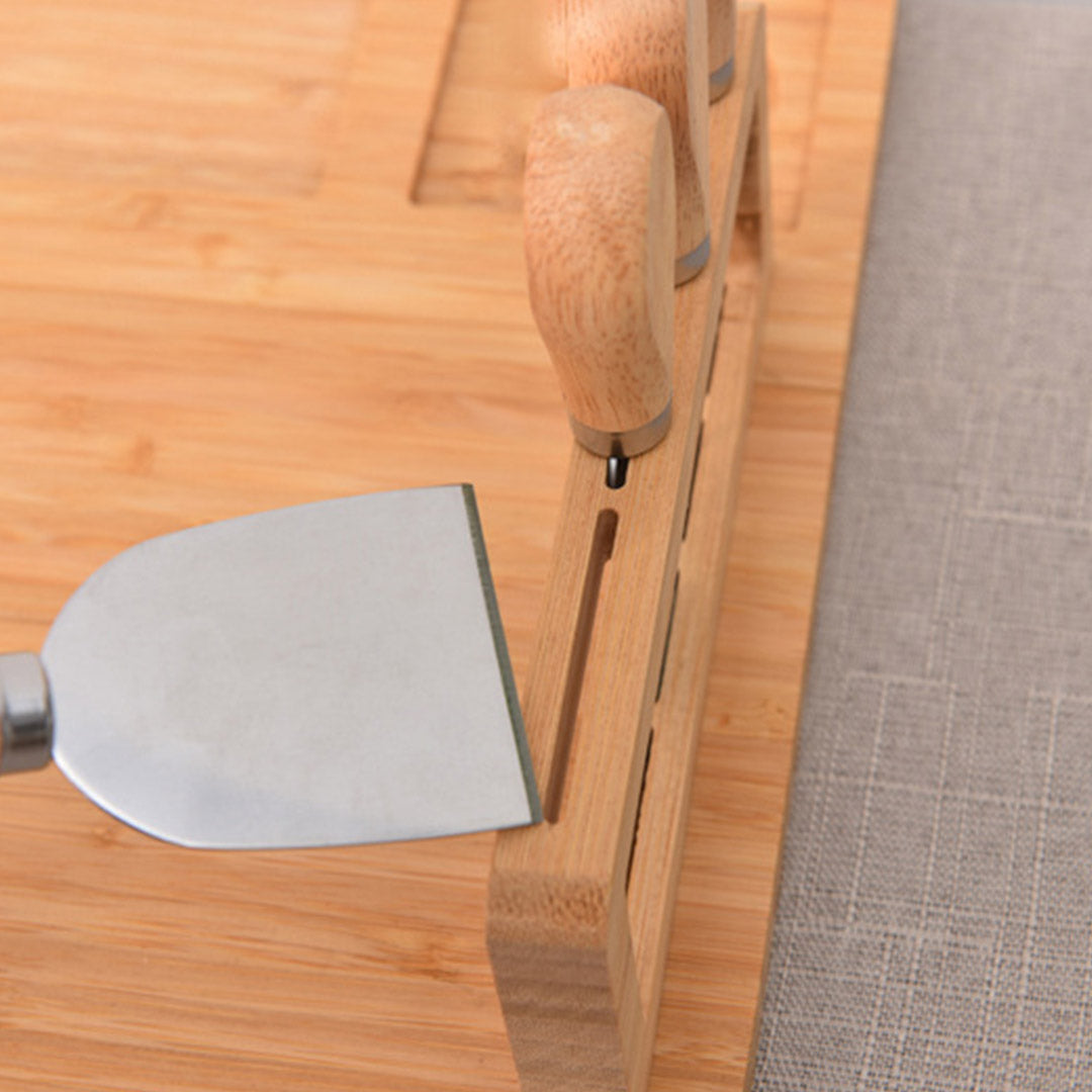 36cm Brown Rectangle Wood Cheese Board