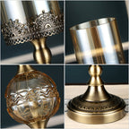 48cm Glass Candle Holder