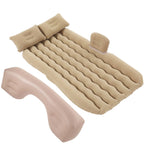 Beige Ripple Inflatable Car Mattress