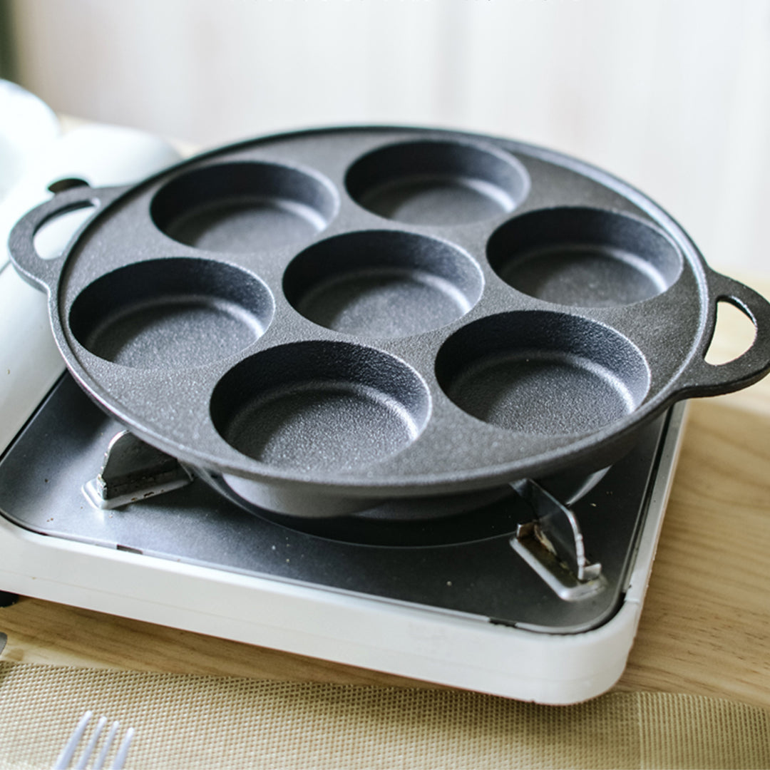 31.5cm Cast Iron Takoyaki Grill Mold