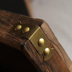 Small Walnut Rectangle Wooden Tray