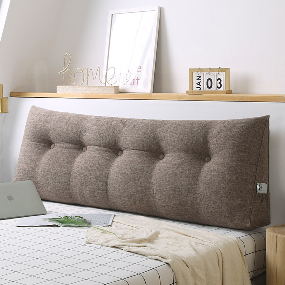 SOGA 100cm Coffee Cushion Pillow