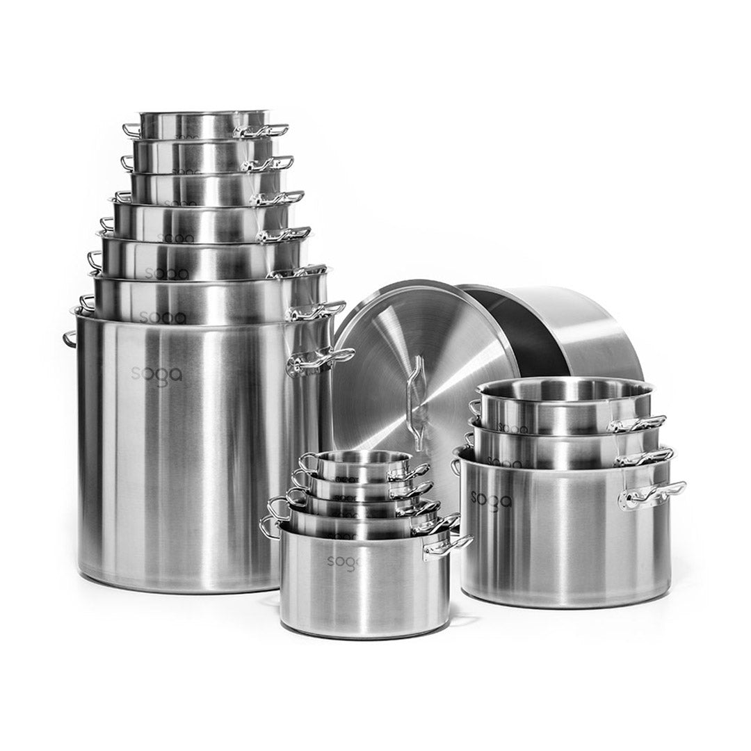 113L Top Grade 18/10 Stainless Steel Stockpot
