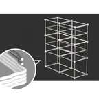 6 Cubes Black Portable Wardrobe