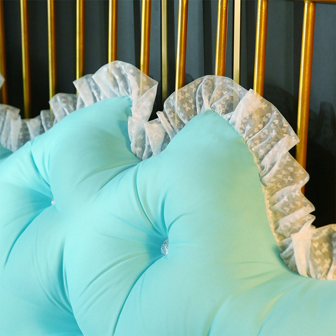 150cm Light Blue Princess Headboard Pillow
