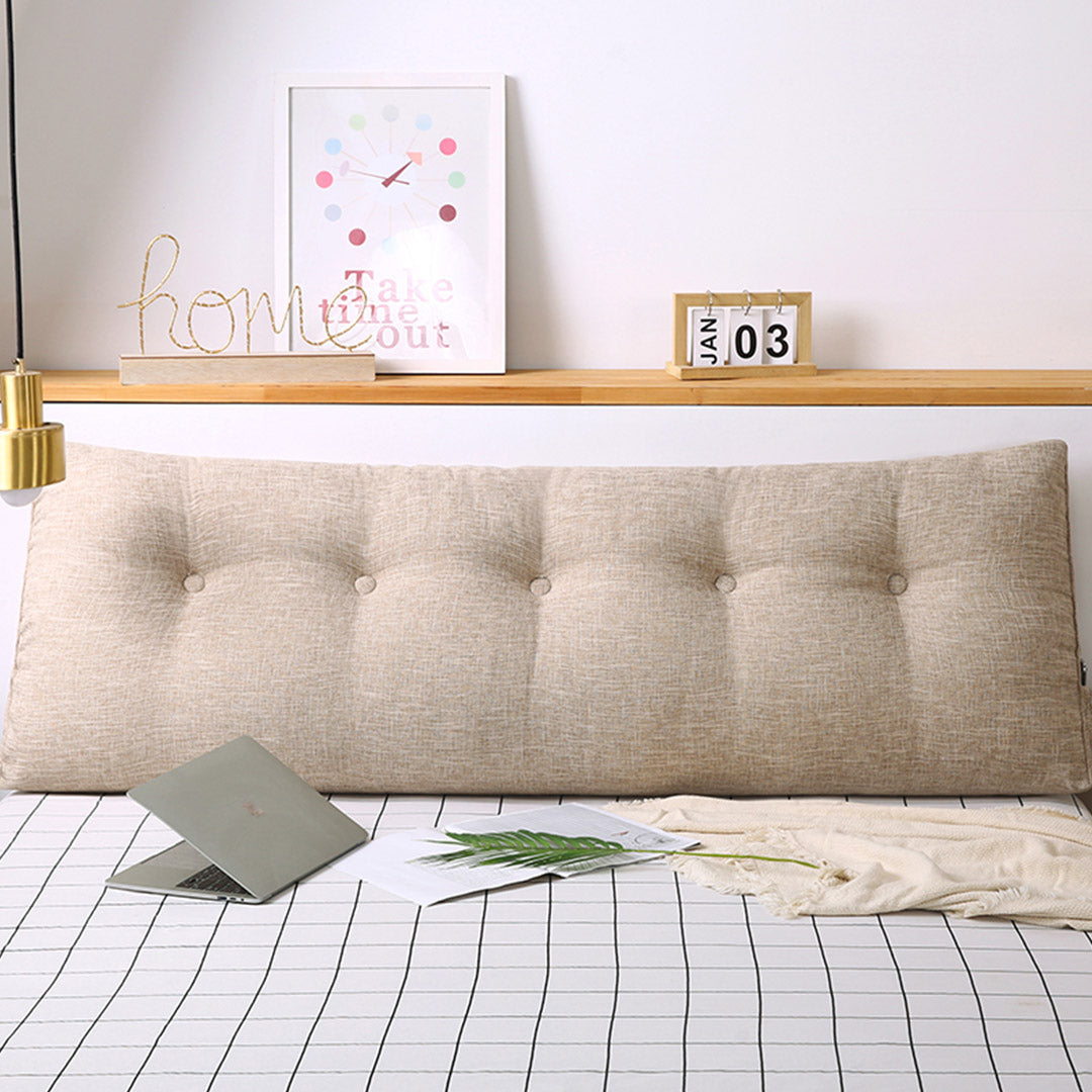 Soga 120cm  Beige Triangular Wedge Bed Pillow