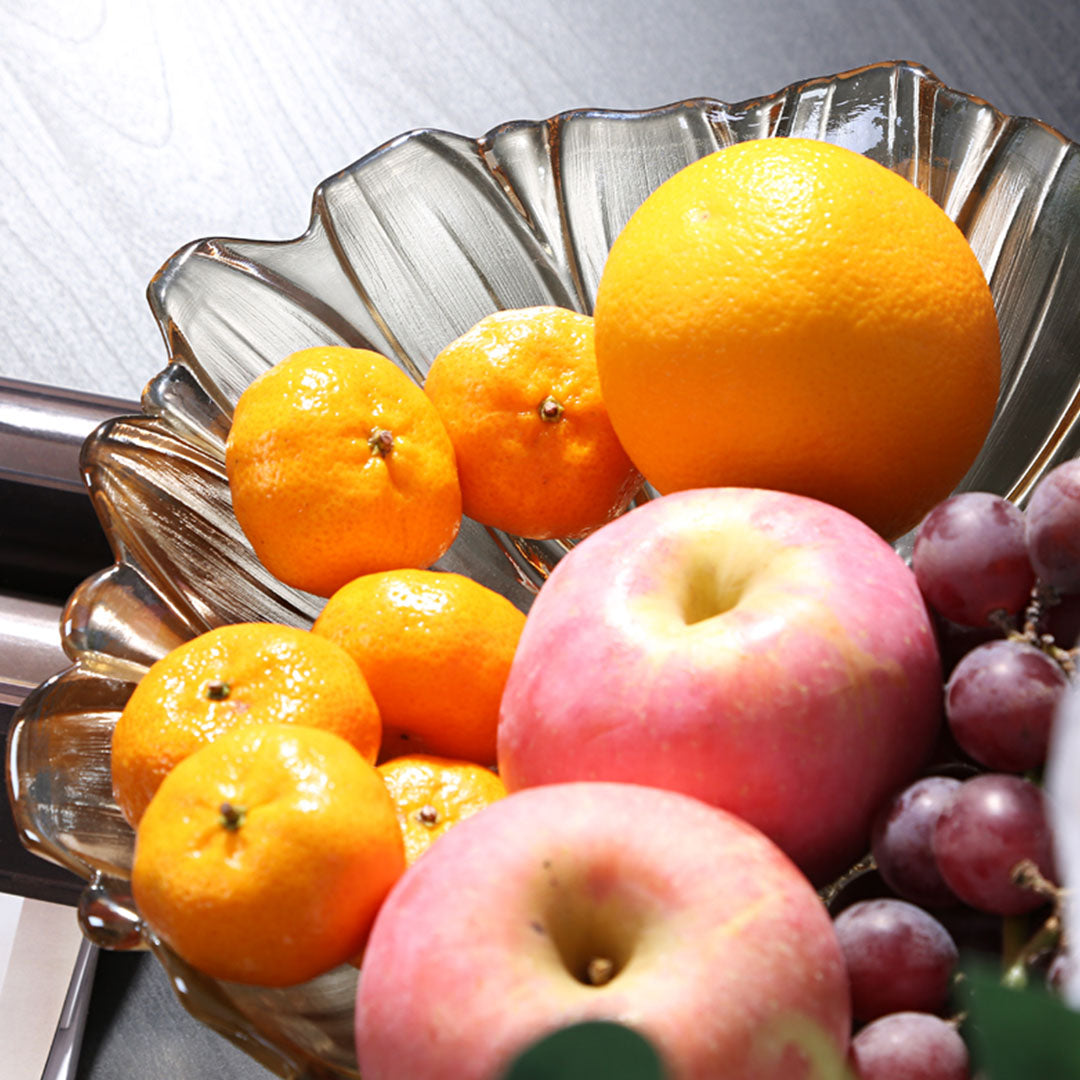Tulip Crystal Glass Fruit Holder