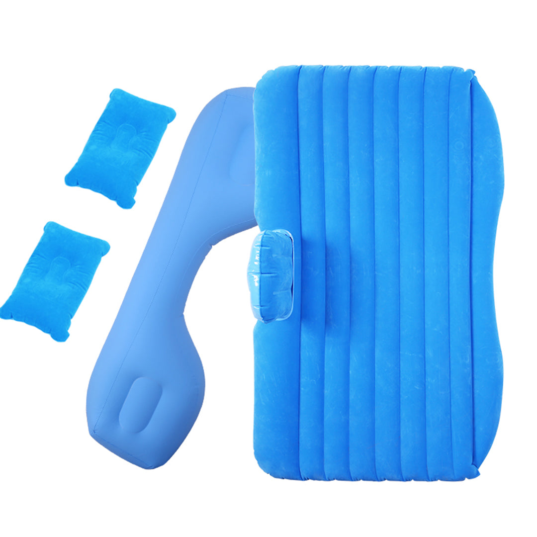 Blue Stripe Inflatable Car Mattress