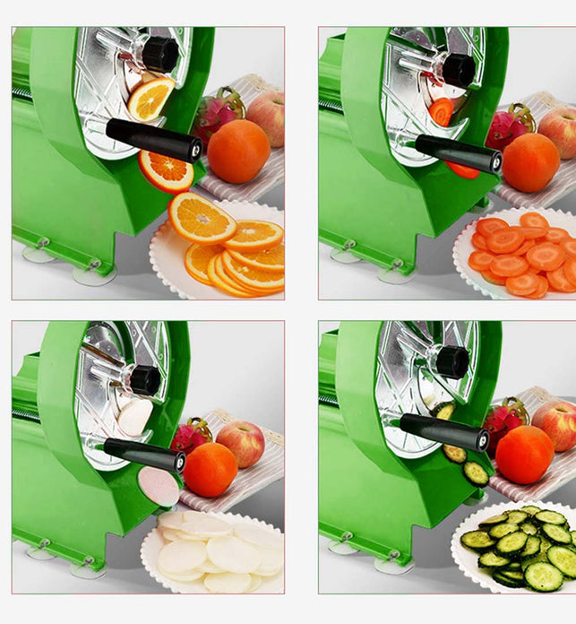 Commercial Manual Vegetable Fruit Slicer Green – sogainternational