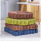 Coffee Plush Square Cushion