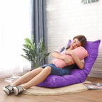 Floor Recliner Lazy Sofa Purple