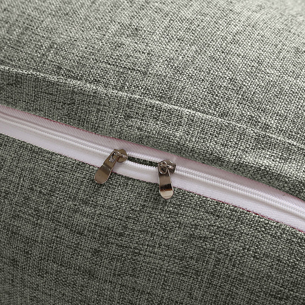 SOGA 150cm Grey Wedge Bed Cushion